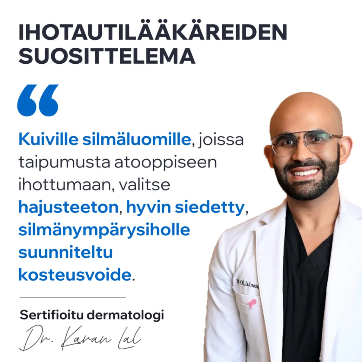 Uriage Xemose C8+ Palpebral Care on hajusteeton, hyvin siedetty voide silmänympärysiholle