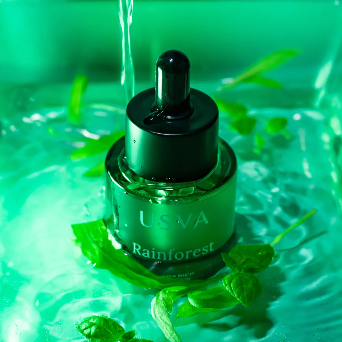 Usva Rainforest Omega Rich Oil Serum 30 ml – hajusteeton kasvoöljyseerumi