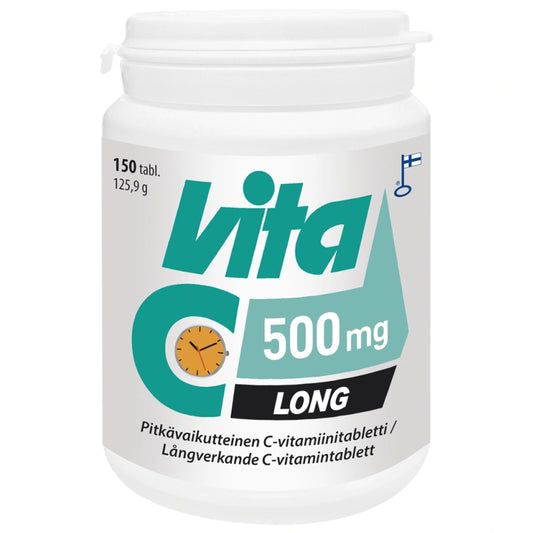 VITA C Long 500 mg pitkävaikutteinen 150 tabl