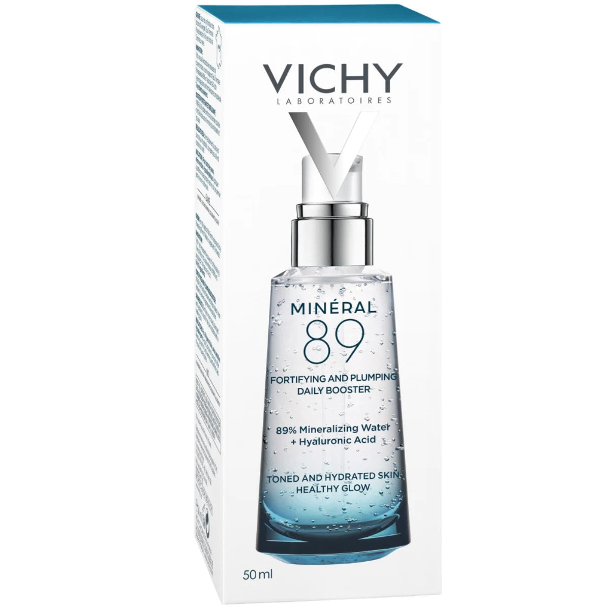 VICHY Mineral 89 tiiviste kaikille ihotyypeille, hajusteeton 50 ml ulkopakkaus