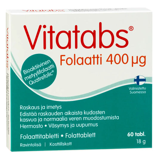 VITATABS Folaatti 400 µg tabletti 60 kpl