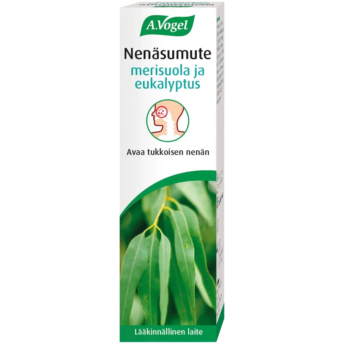 Vogel Nenäsumute Merisuola & Eukalyptus 20 ml avaa tukkoisen nenän