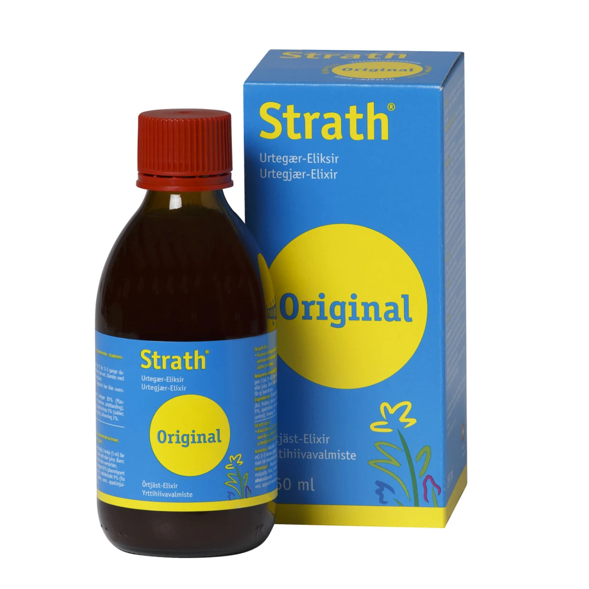 VOGEL Strath yrttivalmiste 250 ml sisältää 61 erilaista ravintoainetta hyvin imeytyvässä muodossa.