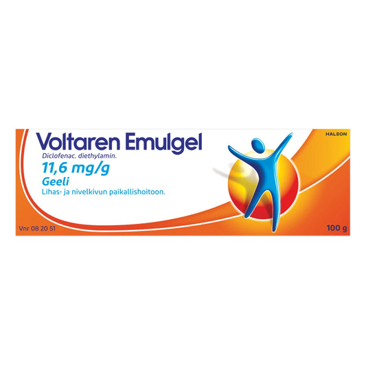 VOLTAREN EMULGEL 11,6 mg/g geeli 100 g  kivun paikallishoitoon