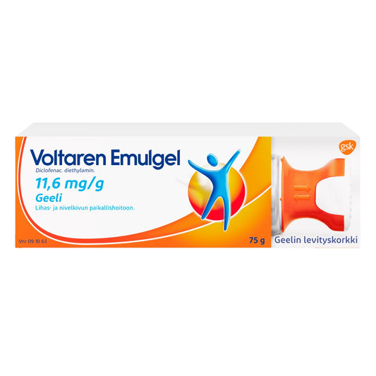 VOLTAREN EMULGEL 11,6 mg/g geeli levityskorkki 75 g