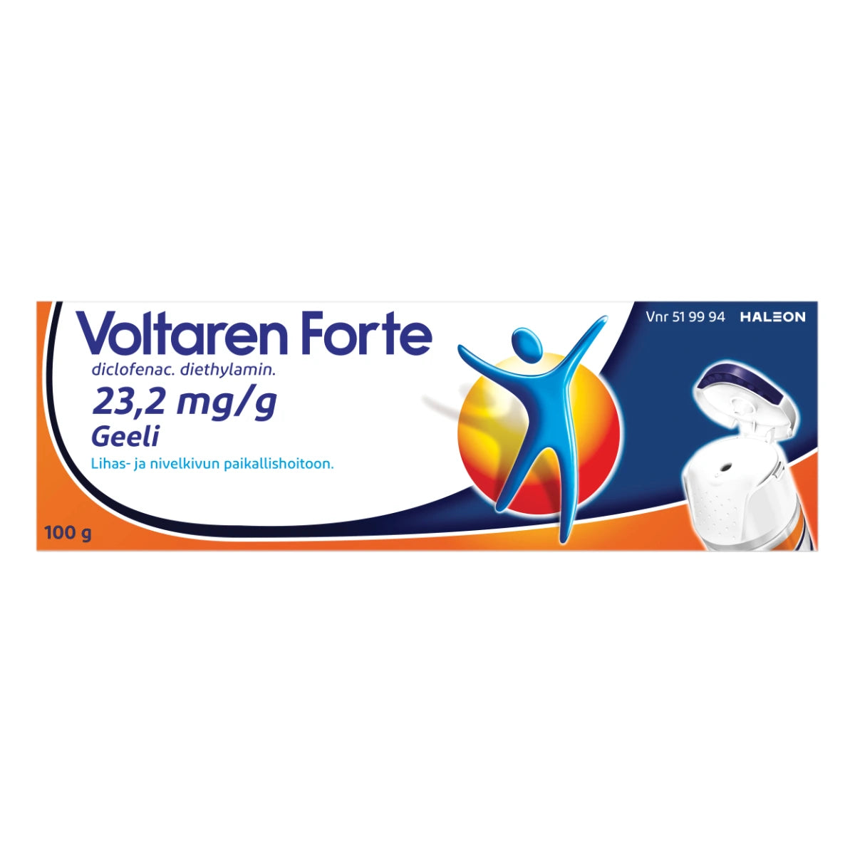 VOLTAREN FORTE 23,2 mg/g geeli 100 g lihas- ja nivelkipuun