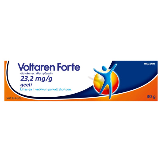 VOLTAREN FORTE 23,2 mg/g geeli 30 g lihas- ja nivelkivun paikallishoitoon