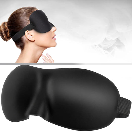 WAYA Comfort 3D-unimaski musta blokkaa valon 100%