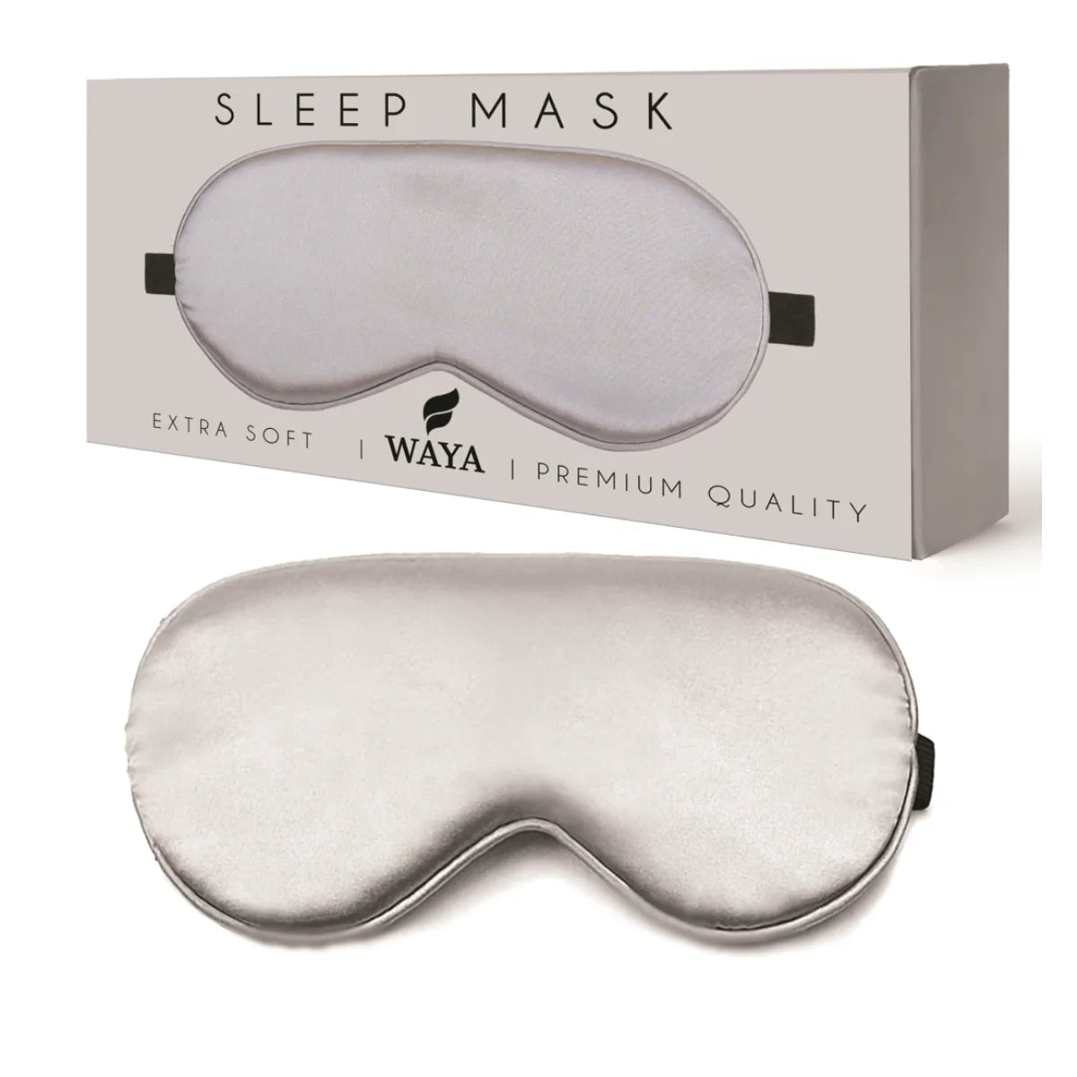 WAYA Extra soft unimaski harmaa silkinpehmeä materiaali