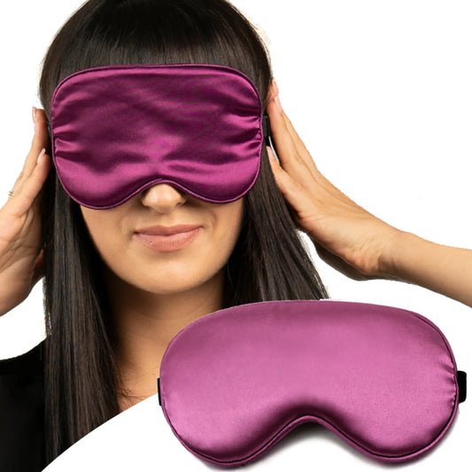 WAYA Extra soft unimaski violetti estää valon pääsyn silmiin