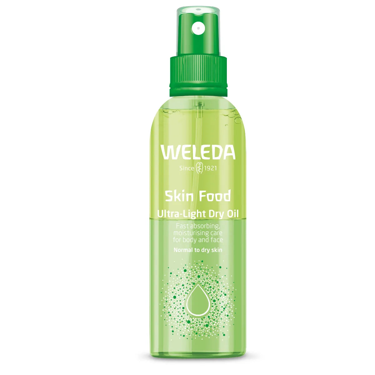 Weleda Skin Food Kuivaöljy 100 ml imeytyy nopeasti
