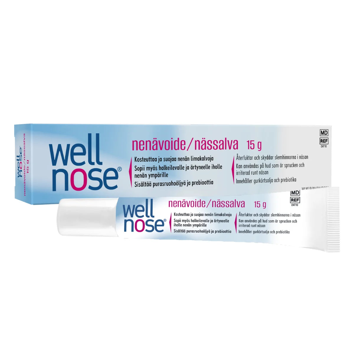 Wellnose nenävoide 15 g – kosteuttaa ja suojaa nenää
