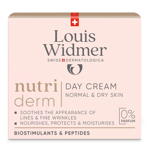 Widmer Nutriderm Day Cream hajusteeton 50 ml ravitseva, suojaava ja kosteuttava päivävoide