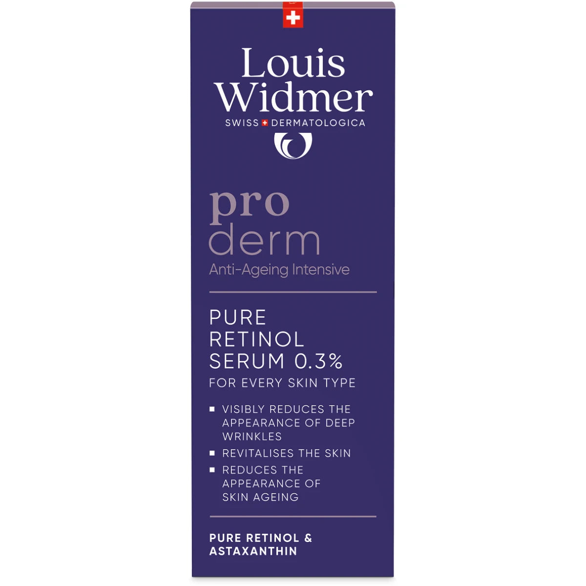 Widmer Proderm Pure Retinol Serum 30 ml retinoliseerumi kasvoille