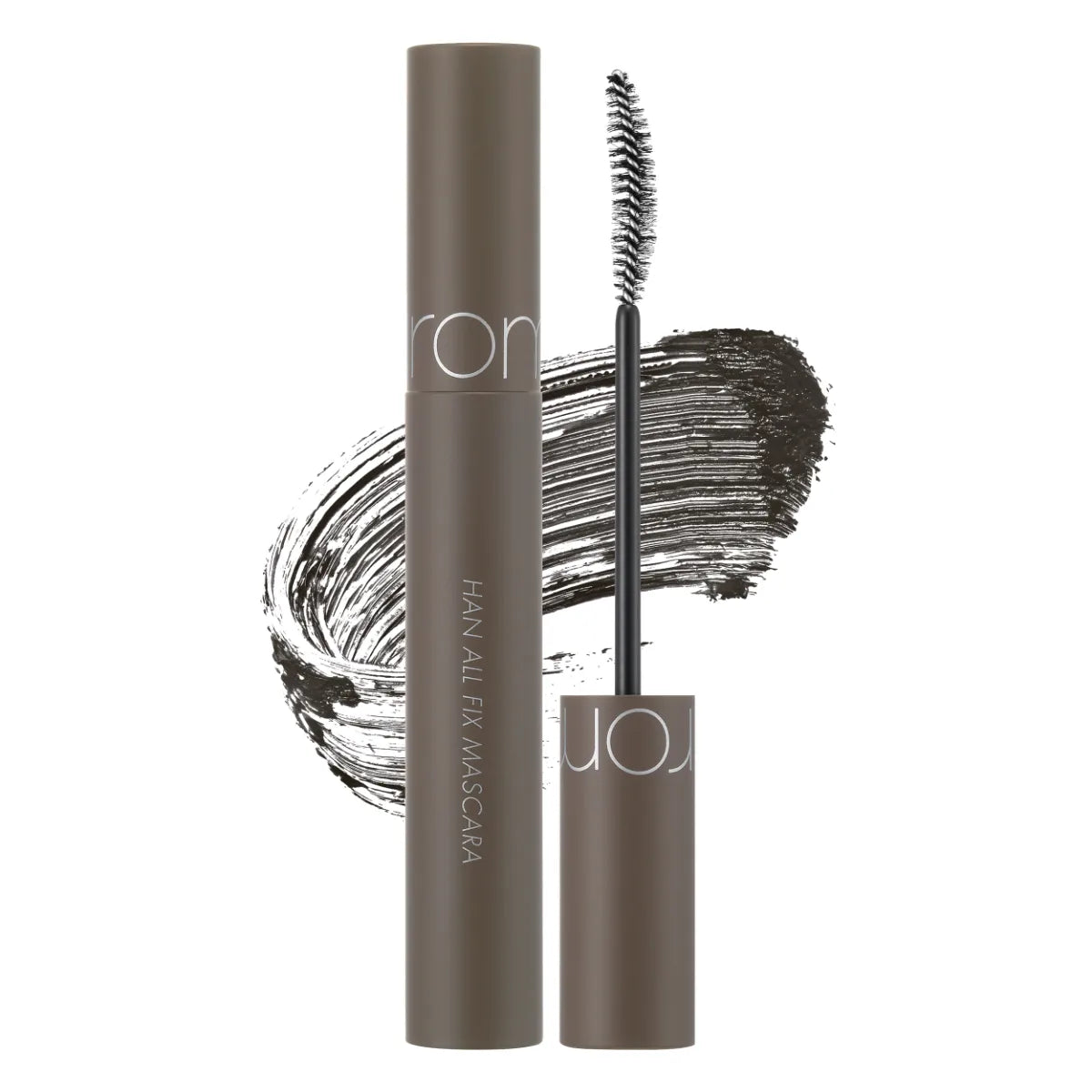rom&nd Han All Fix Mascara L02 Long Ash ruskeanharmaa kuituripsiväri