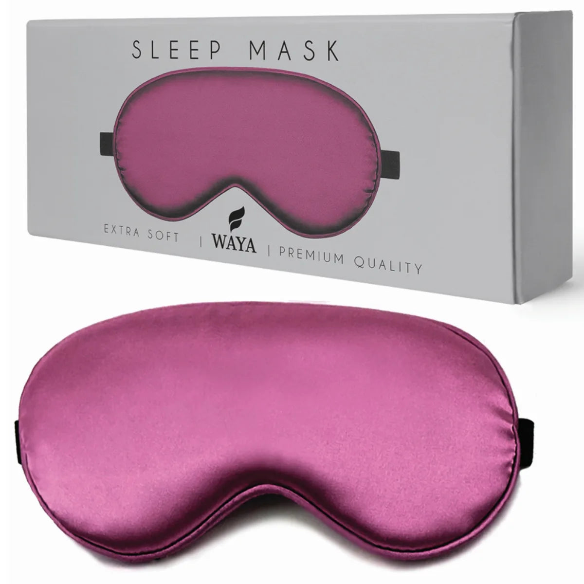 WAYA Extra soft unimaski violetti silkinpehmeää materiaalia