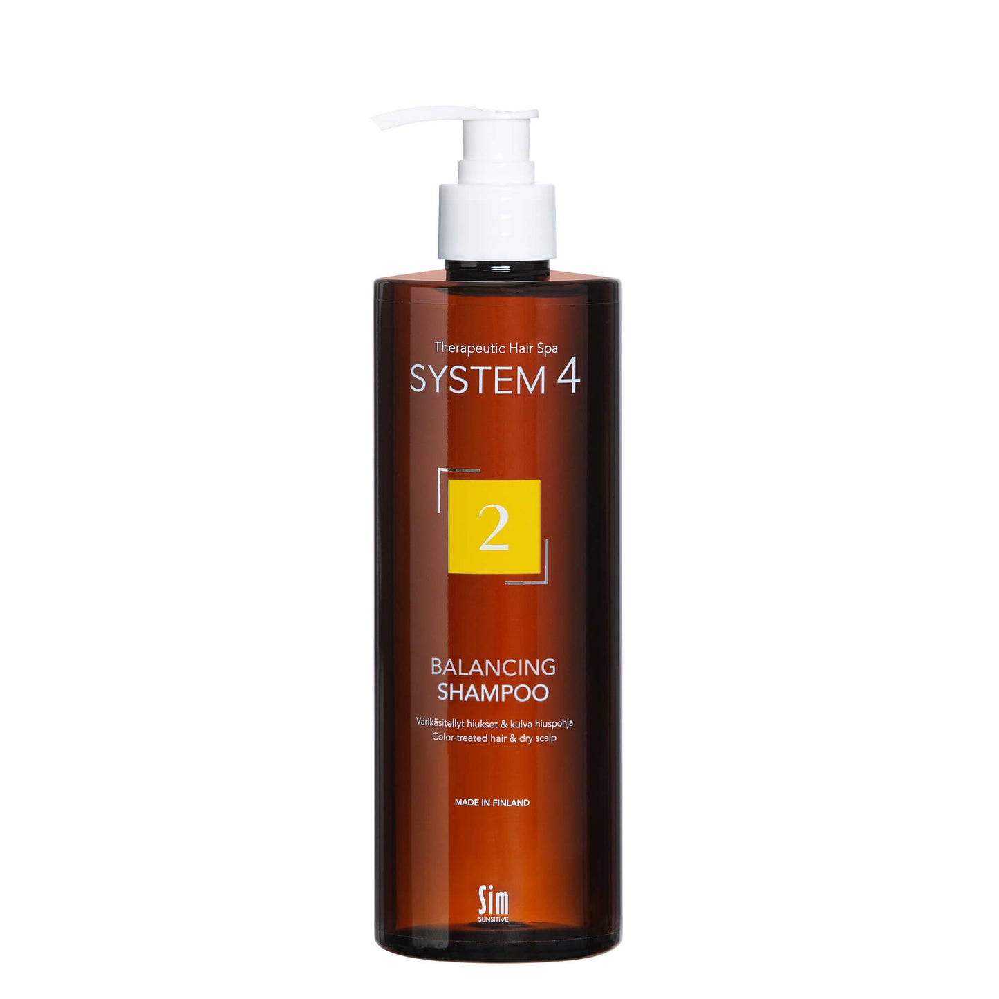 SYSTEM 4 Balancing Shampoo 2 värikäsitellyille hiuksille ja kuivalle hiuspohjalle 500 ml
