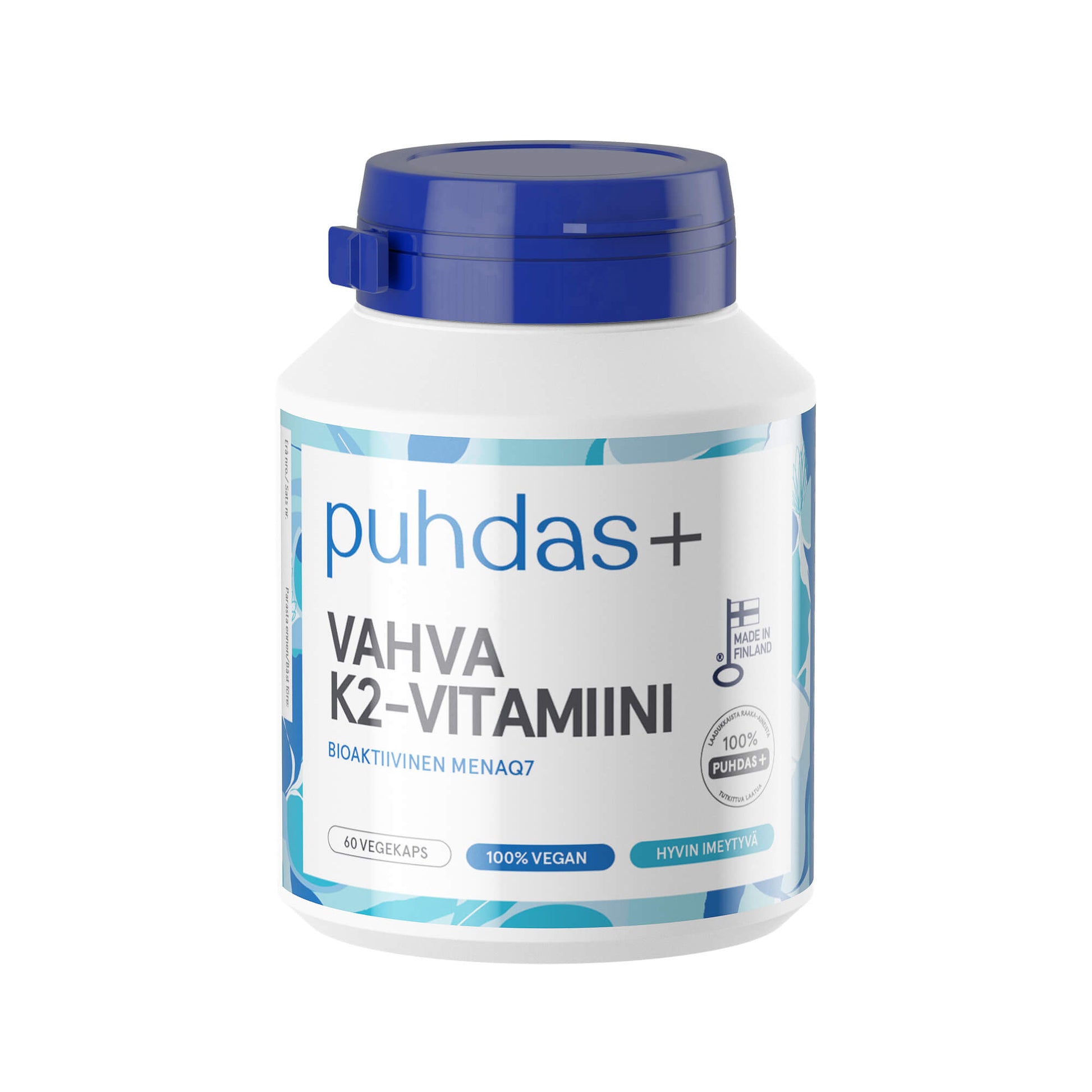 PUHDAS+ K2-vitamiini 100 µg kapseli 60 kaps