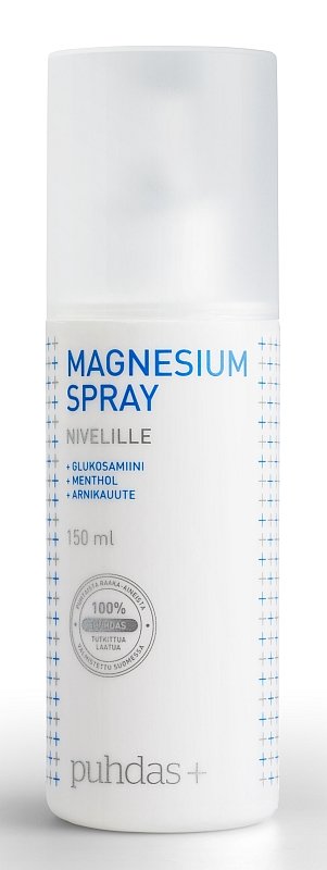 PUHDAS+ Magnesium Spray nivelille 150 ml