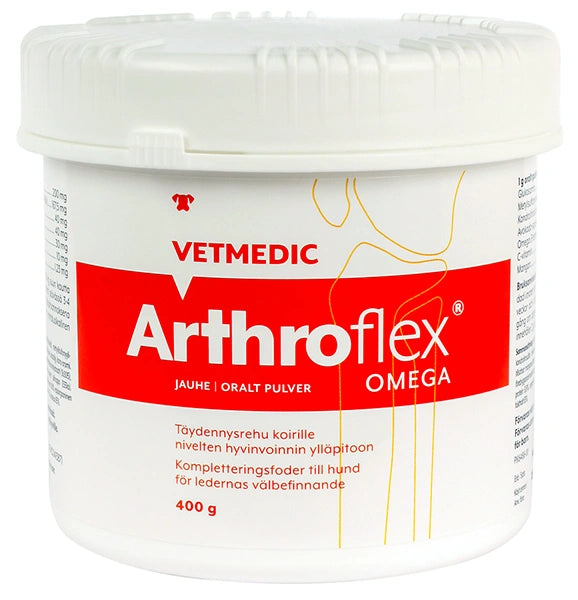 ARTHROFLEX Omega jauhe täydennysrehu koirille 400 g
