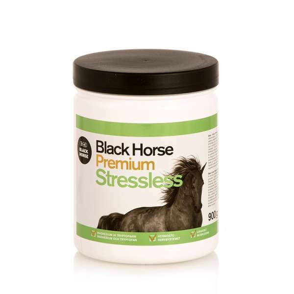 BLACK HORSE Premium stressless vet täydennysrehu hevosille 900 g