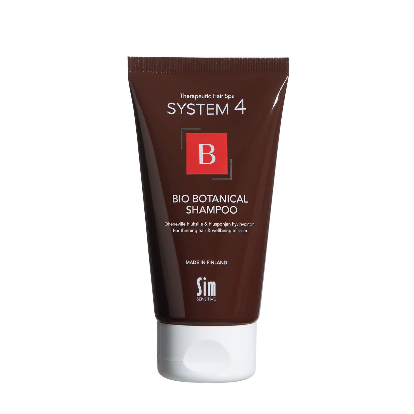 SYSTEM 4 Bio Botanical Shampoo B oheneville hiuksille 75 ml