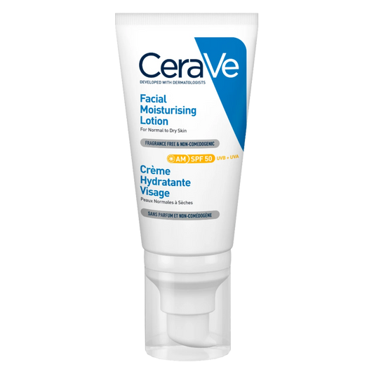 CERAVE Facial moisturing lotion SPF50 kosteusvoide normaalille ja kuivalle iholle 52 ml