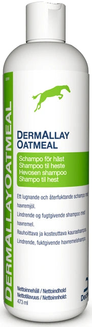 DERMALLAY Oatmeal shampoo eläimille 473 ml