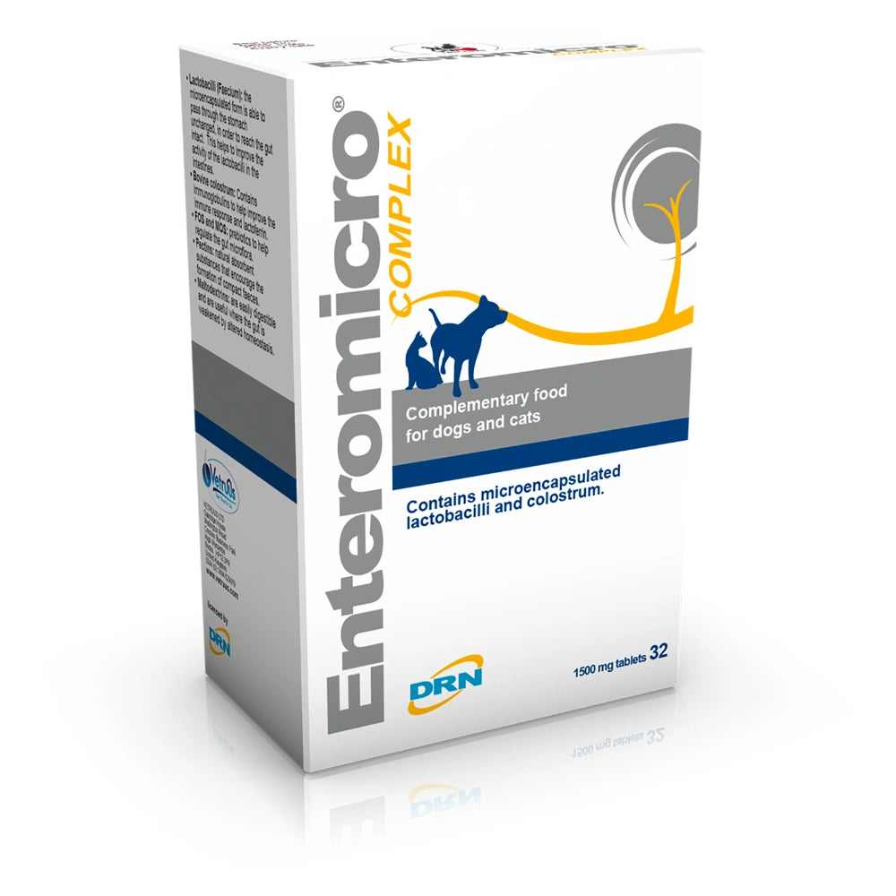 ENTEROMICRO Complex tabletti koirille ja kissoille 32 kpl