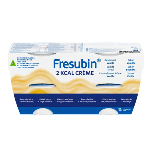 FRESUBIN 2 kcal creme vanilja kliininen ravintovalmiste 4x125 g