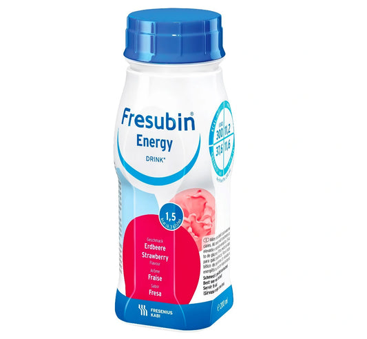 FRESUBIN Energy drink mansikka kliininen ravintovalmiste 4x200 ml
