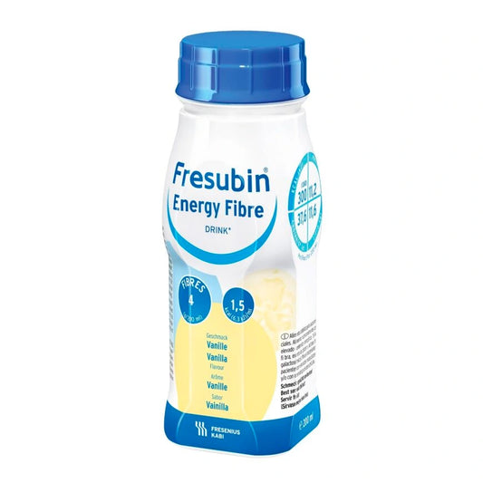 FRESUBIN Energy fibre drink vanilja kliininen ravintovalmiste 4x200 ml
