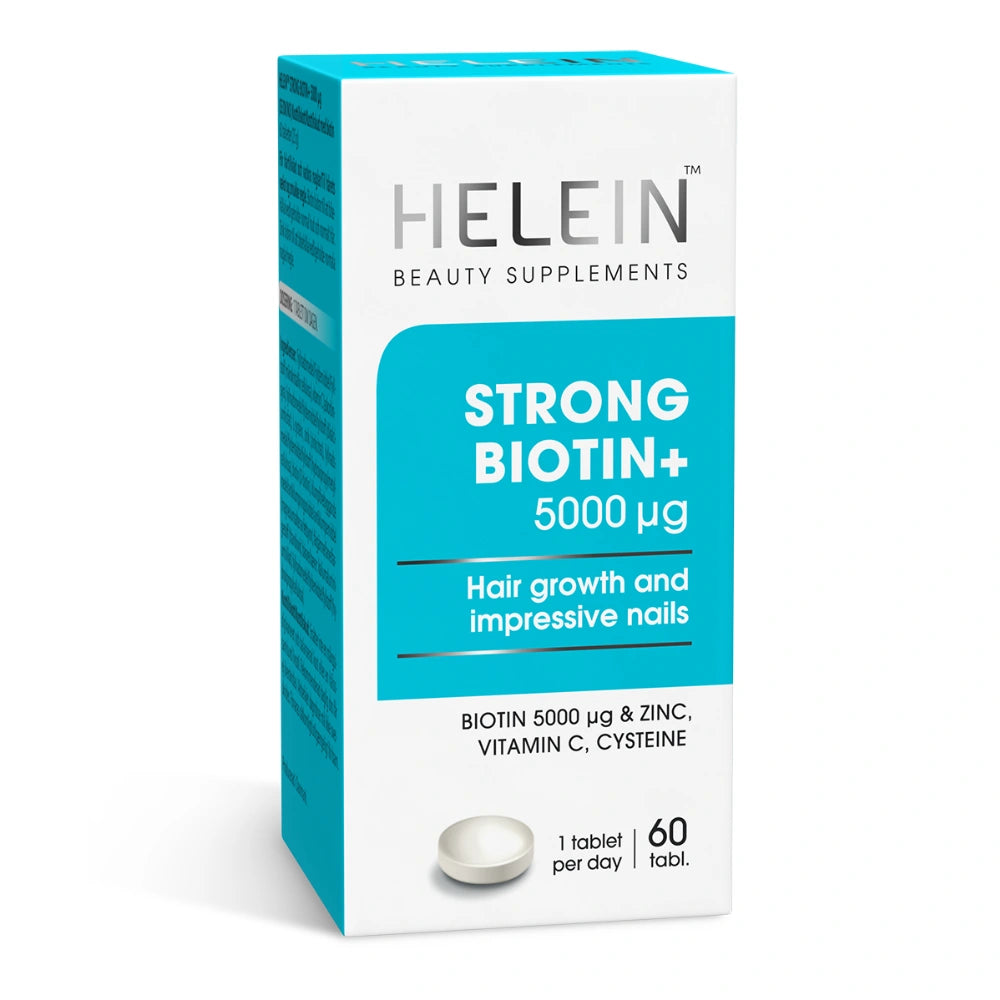 HELEIN Strong Biotin+ 5000 mikrog tabletti 60 kpl