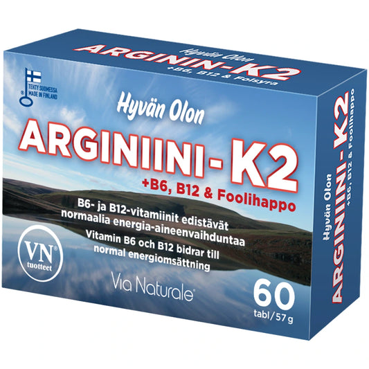 HYVÄN OLON Arginiini + K2 tabletti 60 tablettia
