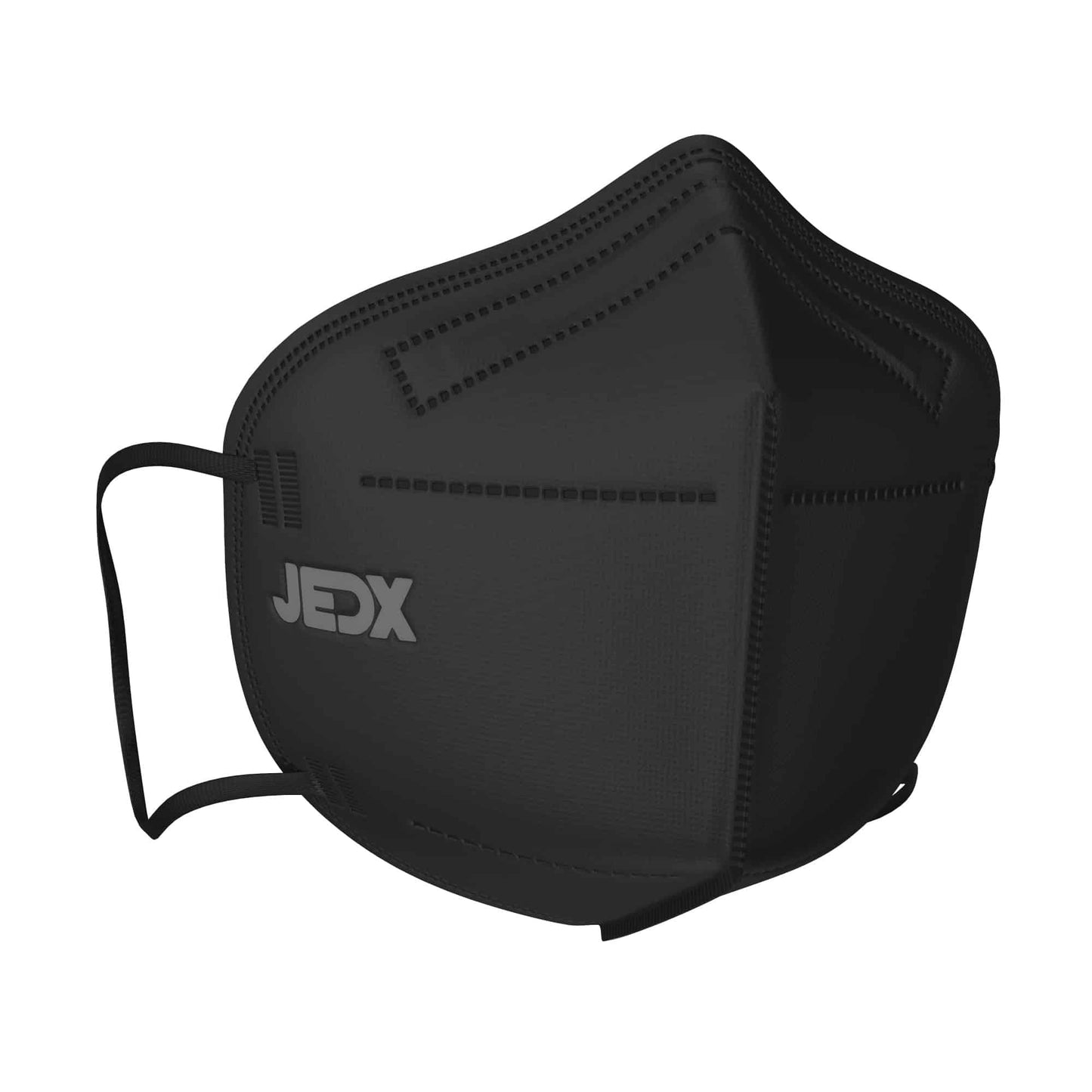 JEDX FFP2 Musta hengityssuojain, kotimainen 1 kpl