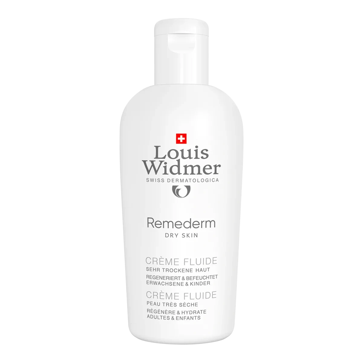 LOUIS WIDMER Remederm fluid body cream hajustettu 200 ml