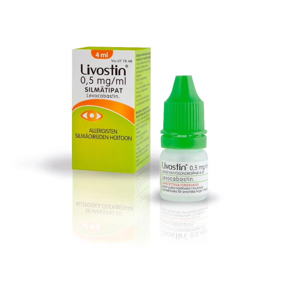 LIVOSTIN 0,5 mg/ml silmätipat, suspensio 4 ml