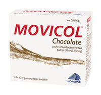 MOVICOL CHOCOLATE 31,7 mg/178,5 mg/350,7 mg/13125 mg jauhe oraaliliuosta varten, annospussi 30 kappaletta