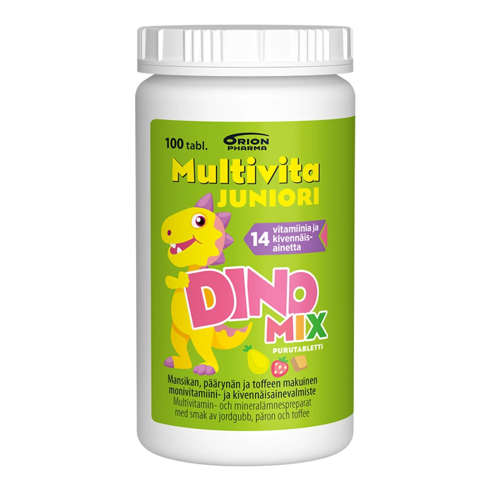 MULTIVITA Juniori Dino Mix monivitamiini 100 tabl
