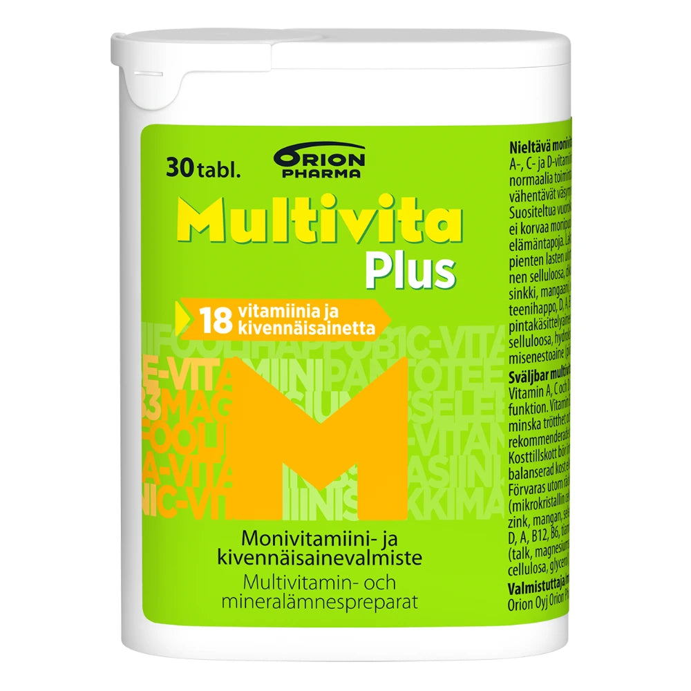 MULTIVITA Plus monivitamiinitabletti 30 kpl – Nettiapteekki.fi