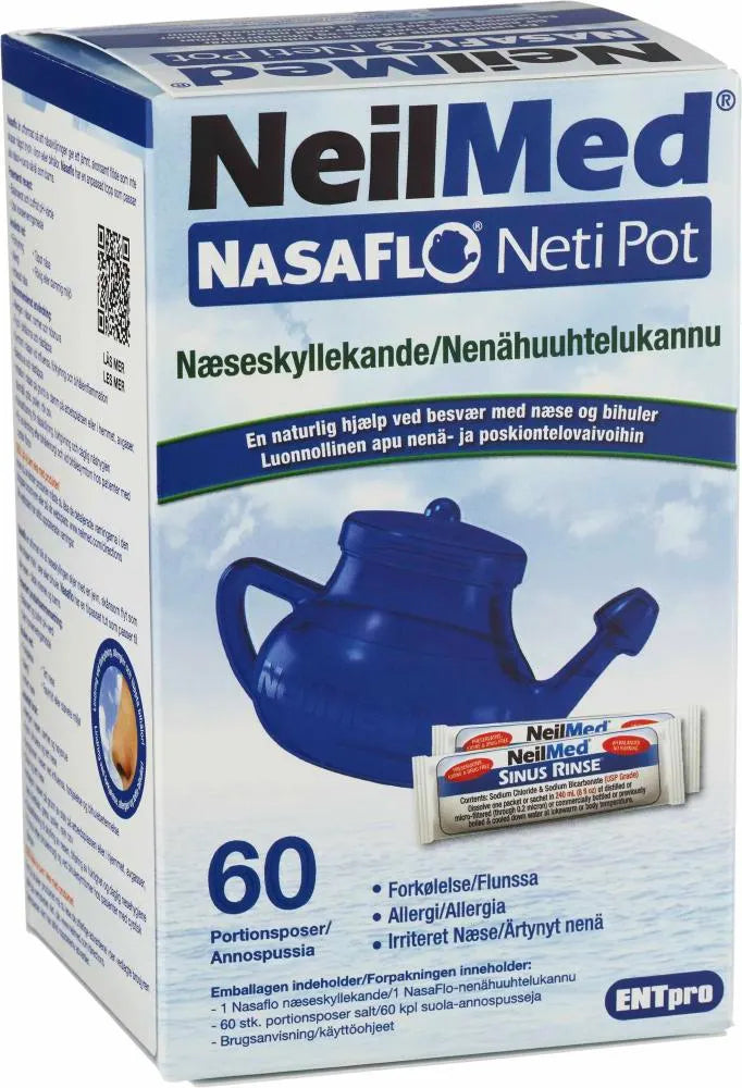 NEILMED Nasaflo netipot nenänhuuhtelukannu 1 kpl