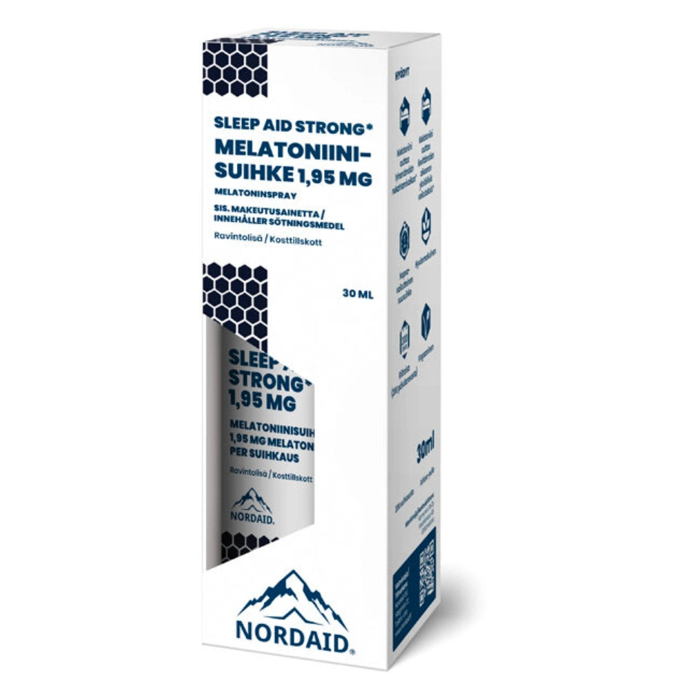 NORDAID Sleep Aid Strong melatoniinisuihke 1,95 mg 30 ml