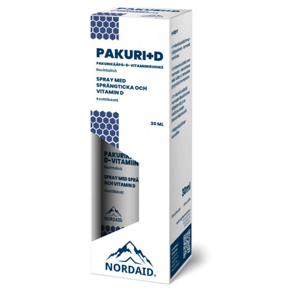 NORDAID Pakuri + D-vitamiinisuihke 30 ml