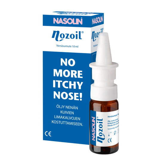 NASOLIN Nozoil nenän kuivien limakalvojen kosteuttamiseen 10 ml
