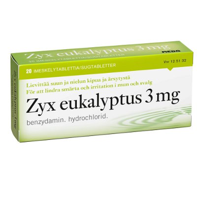 ZYX EUKALYPTUS 2,68 mg imeskelytabletti 20 kpl
