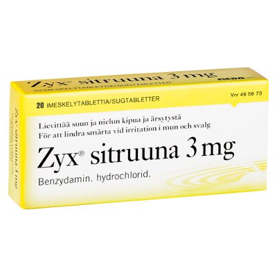 ZYX SITRUUNA 2,68 mg imeskelytabletti 20 kpl