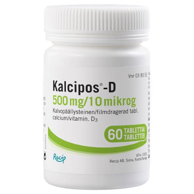 KALCIPOS-D 10 mikrog tabletti, kalvopäällysteinen 60 kpl