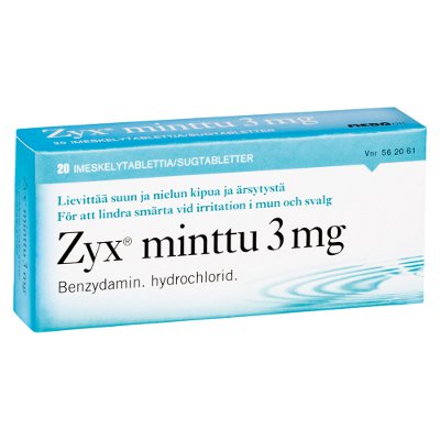 ZYX MINTTU 2,68 mg imeskelytabletti 20 kpl