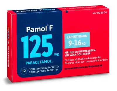 PAMOL F 125 mg suussa hajoava tabletti 12 kpl