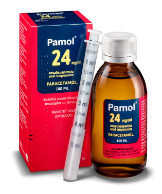 PAMOL 24 mg/ml oraalisuspensio 100 ml